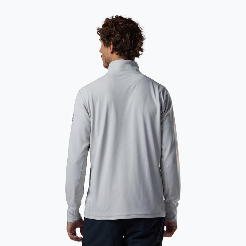 Pánska lyžiarska mikina Rossignol Mid Layer Stertch Half Zip light grey 3