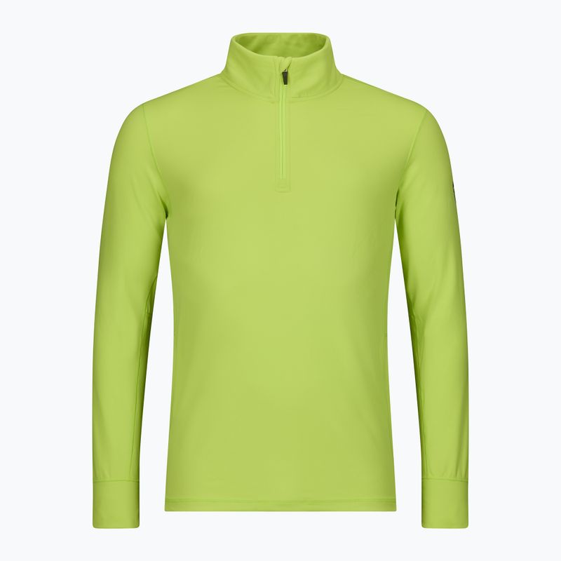 Pánska lyžiarska mikina Rossignol Mid Layer Stertch Half Zip wild lime 6