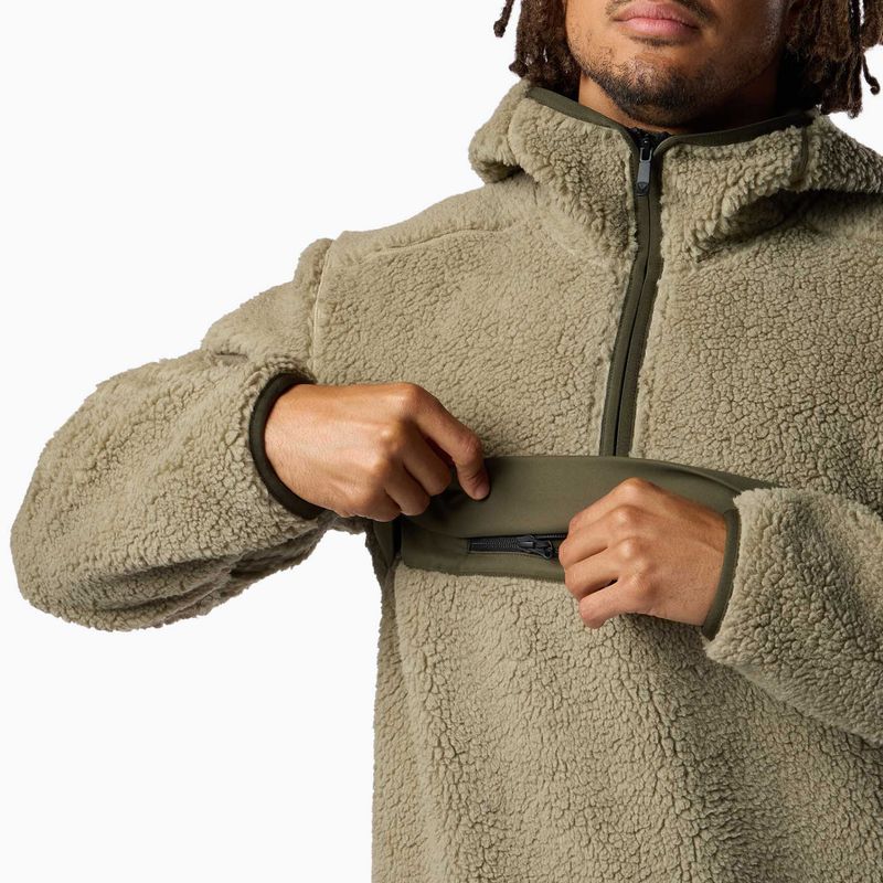 Pánska bunda Rossignol Alltrack Anorak Fleece vetiver 6