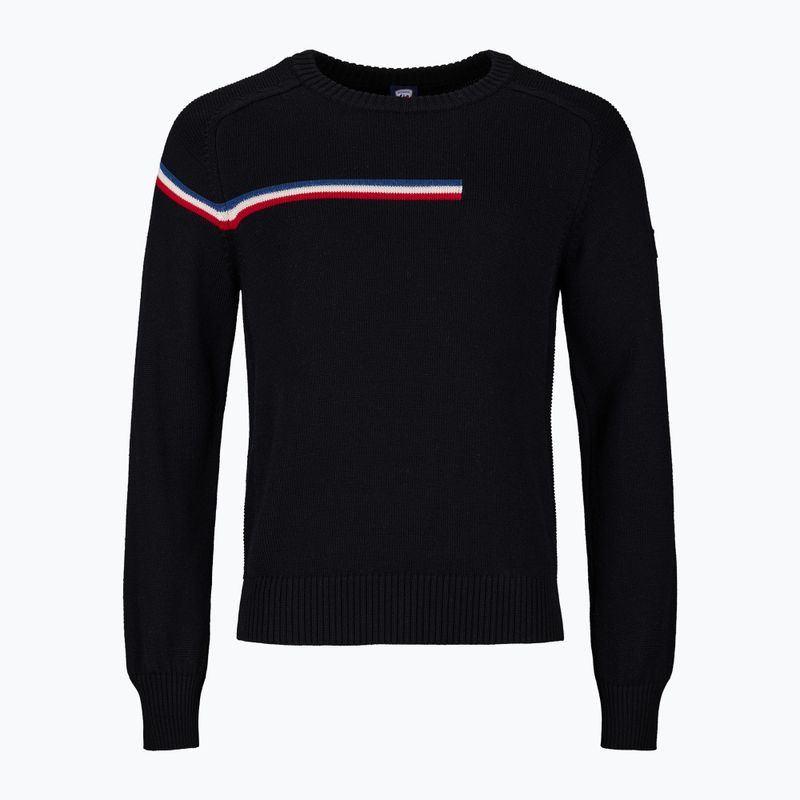 Pánsky sveter Rossignol Odysseus Crew Merino black 7