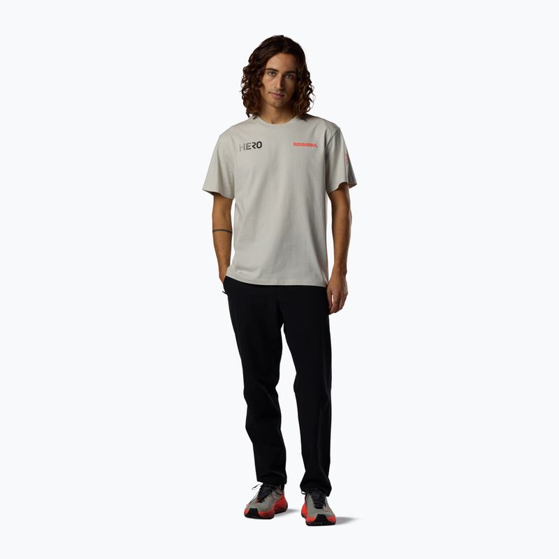 Pánske tričko Rossignol Hero Tee light grey 2