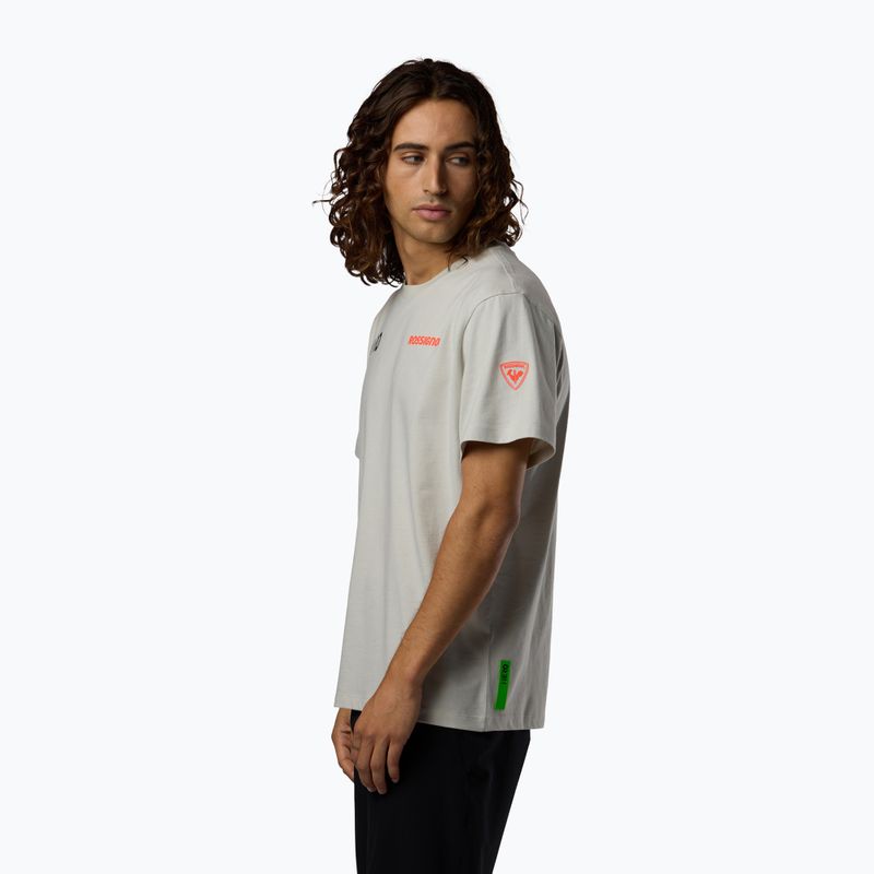 Pánske tričko Rossignol Hero Tee light grey 4