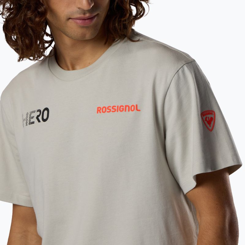 Pánske tričko Rossignol Hero Tee light grey 5
