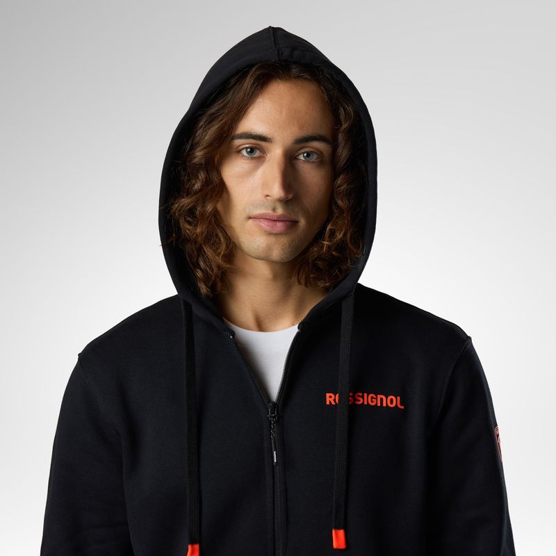 Pánska mikina Rossignol Hero Full Zip Hoodie black 5