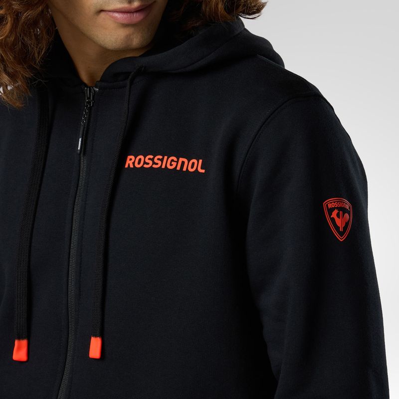 Pánska mikina Rossignol Hero Full Zip Hoodie black 6