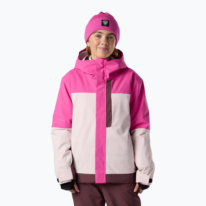 Detská lyžiarska bunda Rossignol Wispile Insulated electric fuchsia 2