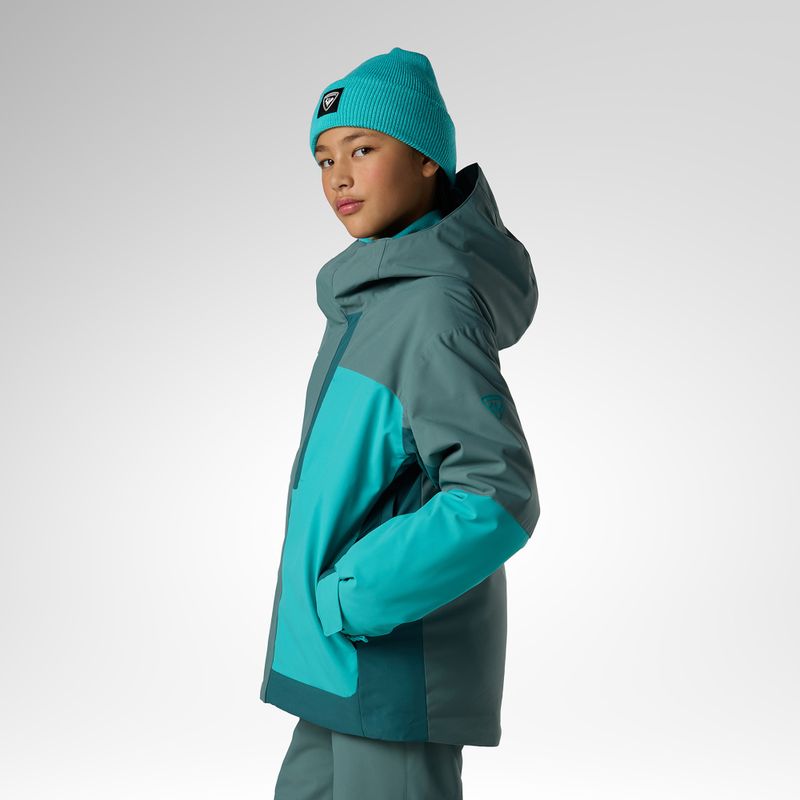Detská lyžiarska bunda Rossignol Wispile Insulated north atlantic 4