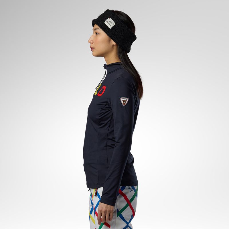 Dámska termo bielizeň Rossignol JCC Quarter Zip First Layer black 4