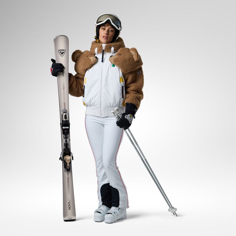 Dámska lyžiarska bunda Rossignol JCC Teddy Hoodie white 2