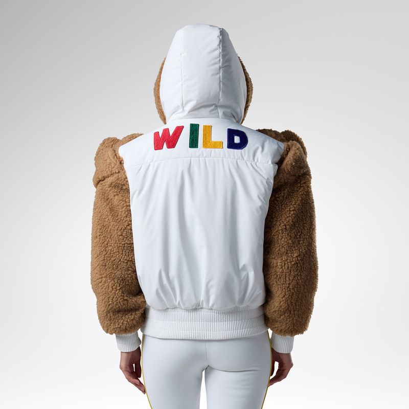 Dámska lyžiarska bunda Rossignol JCC Teddy Hoodie white 3