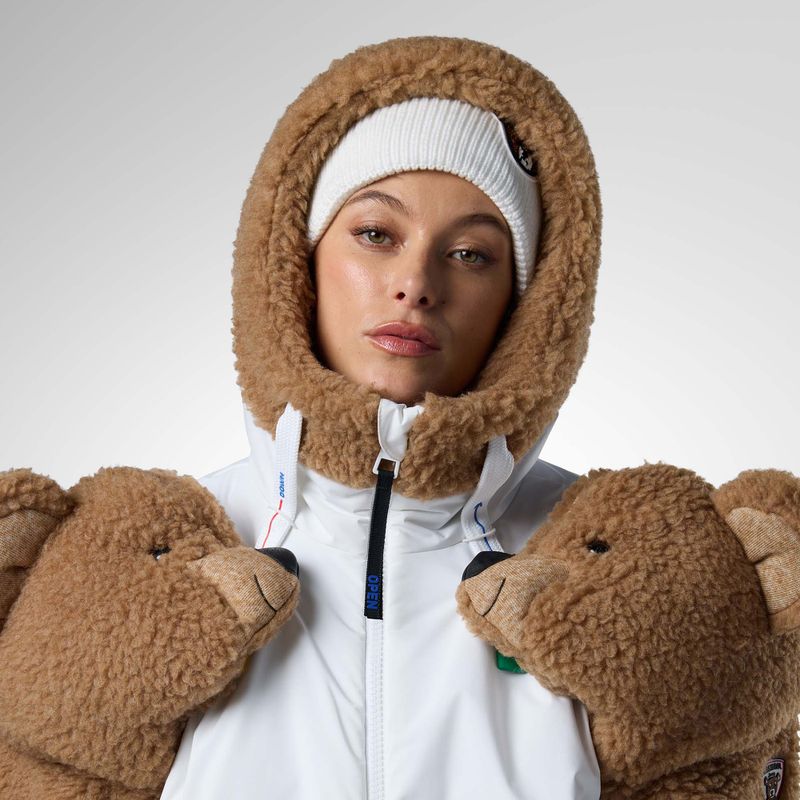 Dámska lyžiarska bunda Rossignol JCC Teddy Hoodie white 5