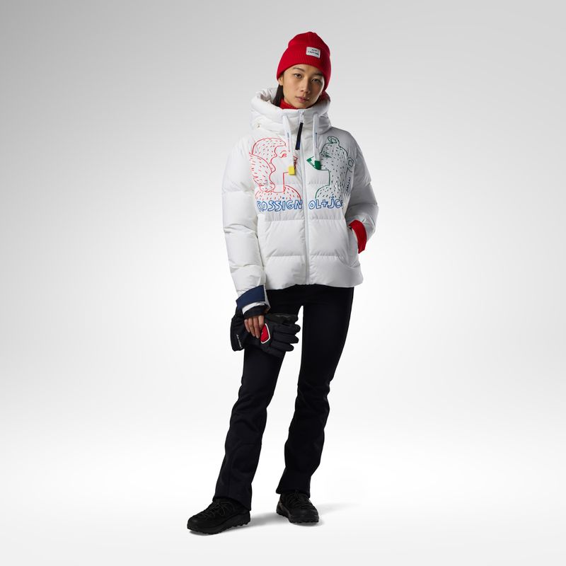 Dámska lyžiarska bunda Rossignol JCC Allsnow Down white 2