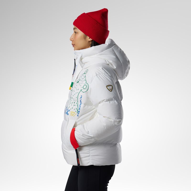 Dámska lyžiarska bunda Rossignol JCC Allsnow Down white 4