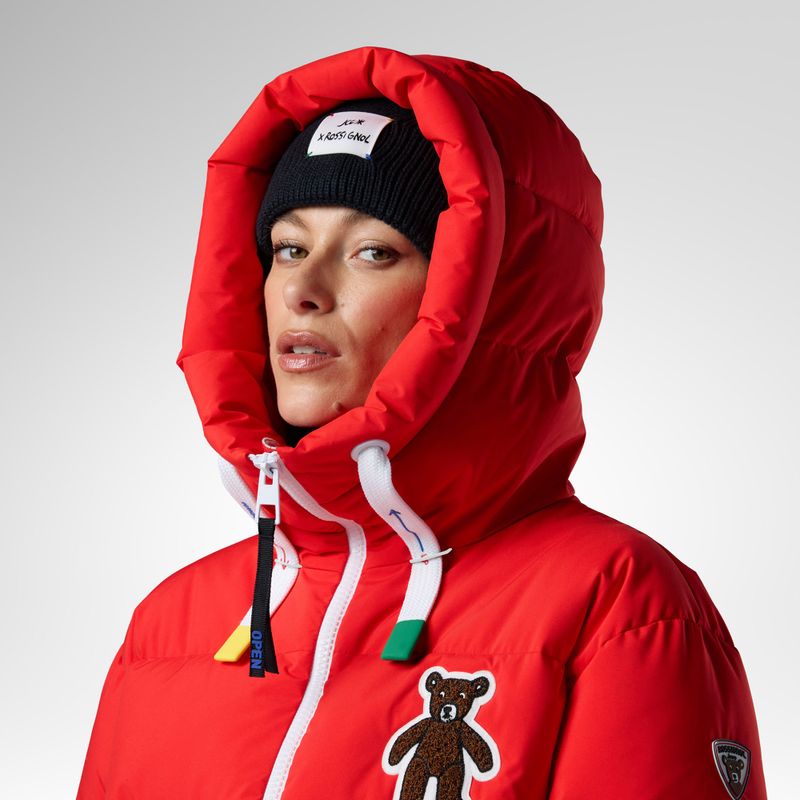 Dámska lyžiarska bunda Rossignol JCC Allsnow Down red 6