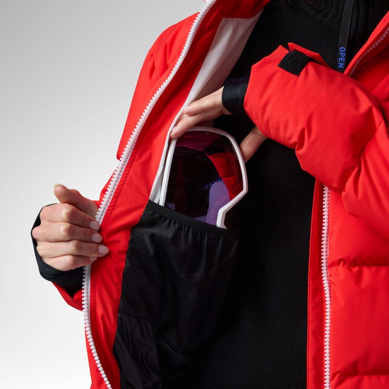 Dámska lyžiarska bunda Rossignol JCC Allsnow Down red 7