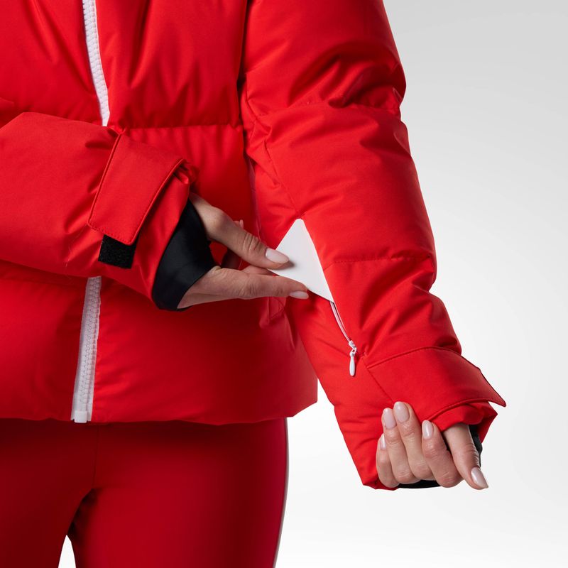 Dámska lyžiarska bunda Rossignol JCC Allsnow Down red 9