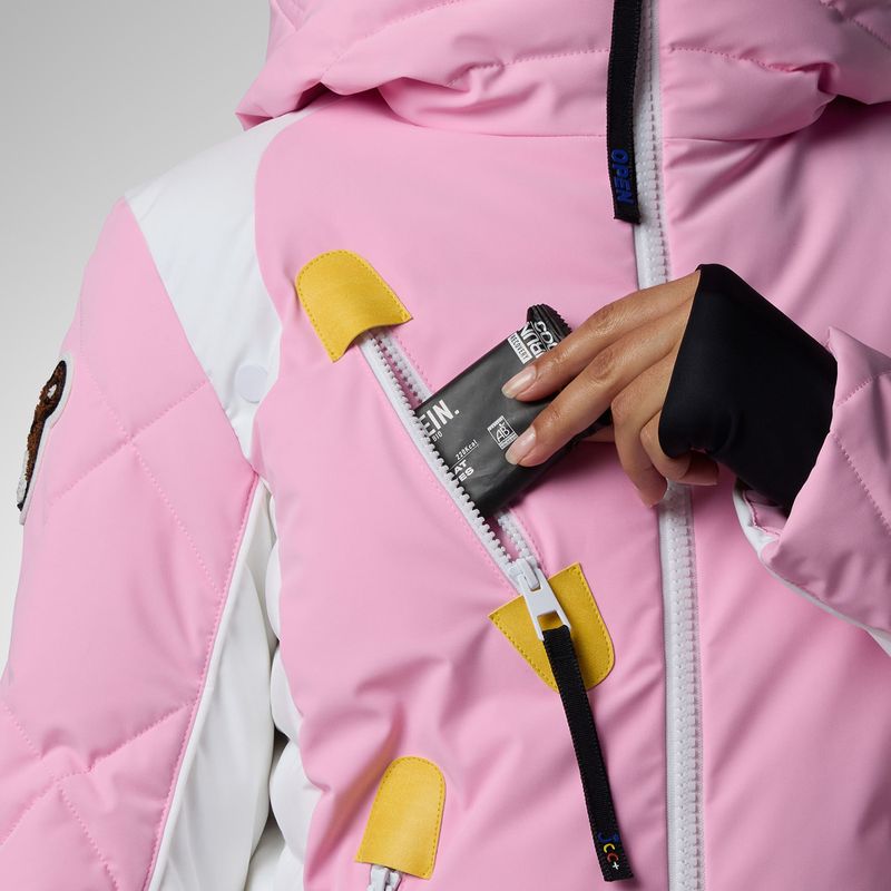 Dámska lyžiarska bunda Rossignol JCC Valdiz Down new pink 7