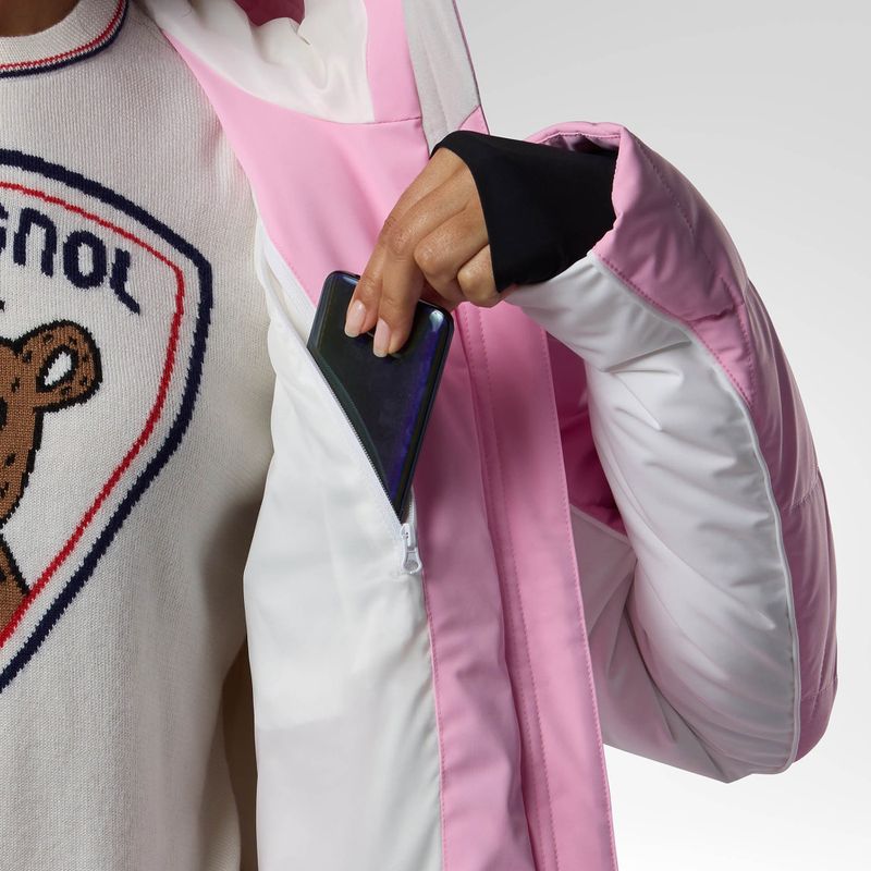 Dámska lyžiarska bunda Rossignol JCC Valdiz Down new pink 10