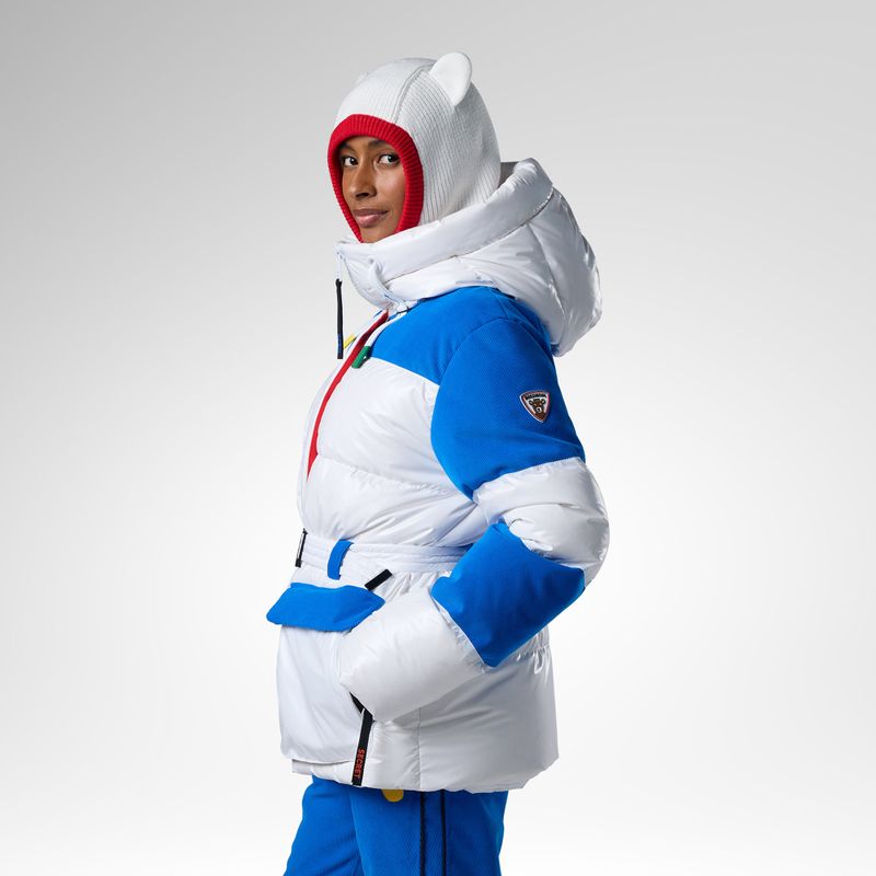 Dámska lyžiarska bunda Rossignol JCC Corduroy Down white 4