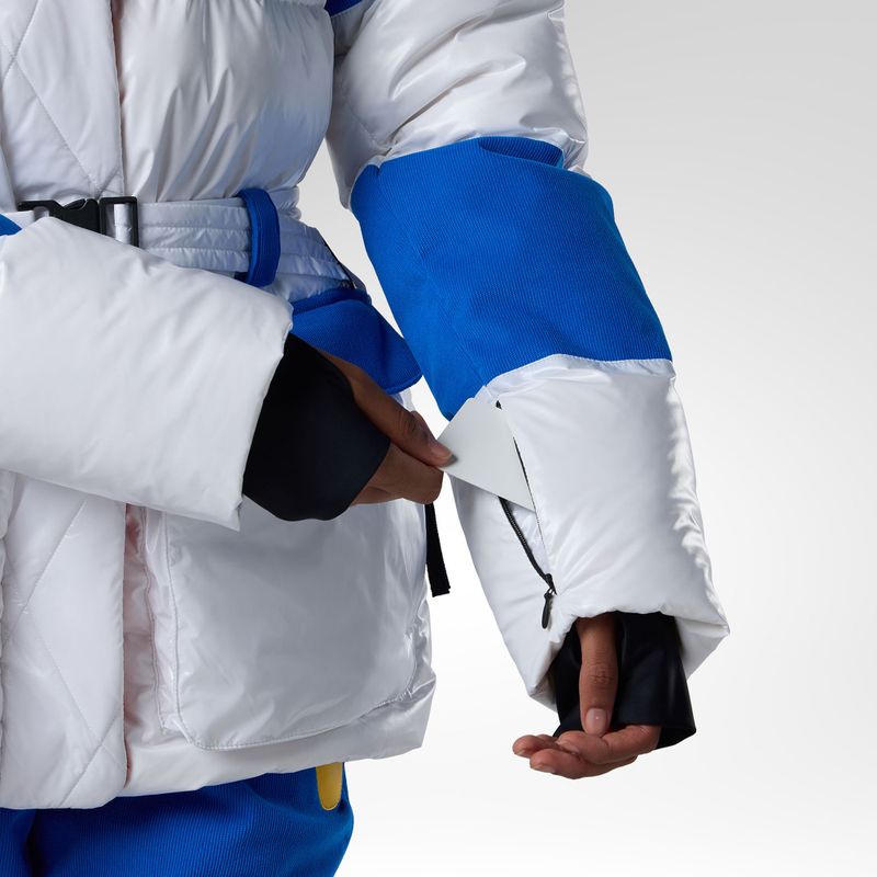 Dámska lyžiarska bunda Rossignol JCC Corduroy Down white 11