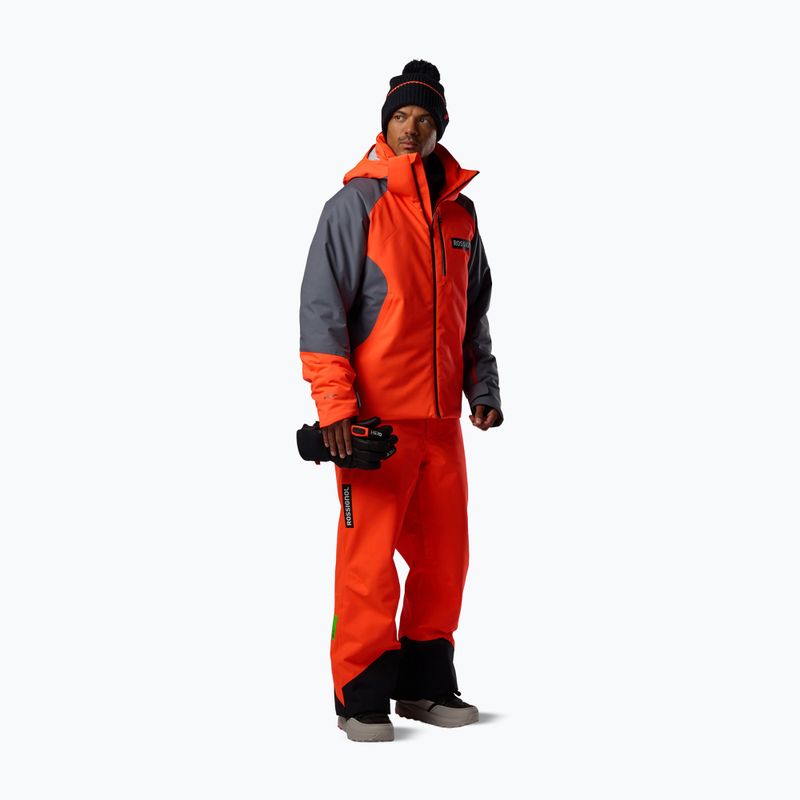 Pánska lyžiarska bunda Rossignol Hero Insulated neon red 2