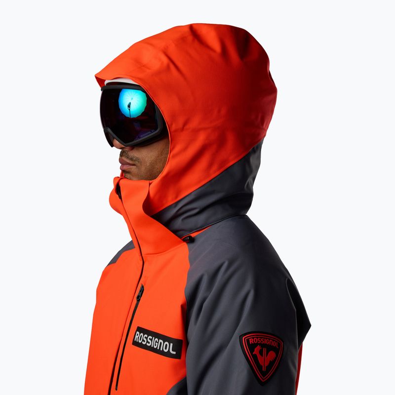Pánska lyžiarska bunda Rossignol Hero Insulated neon red 7