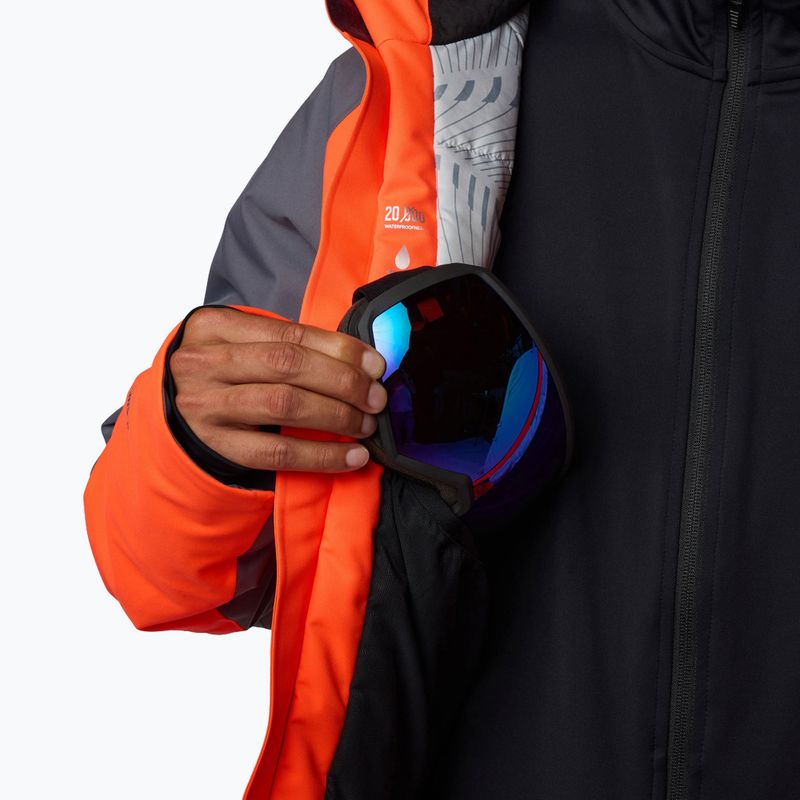 Pánska lyžiarska bunda Rossignol Hero Insulated neon red 13