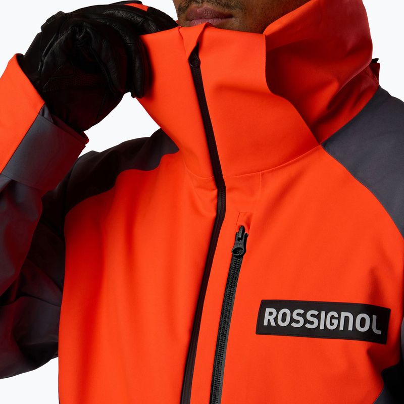 Pánska lyžiarska bunda Rossignol Hero Insulated neon red 16