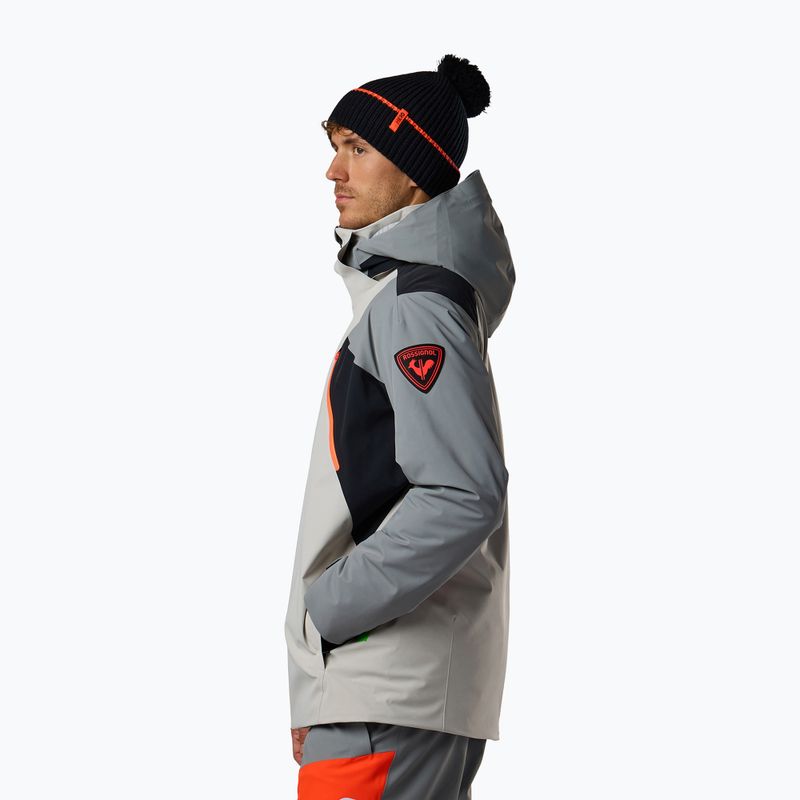 Pánska lyžiarska bunda Rossignol Hero 4WS Insulated llght grey 4