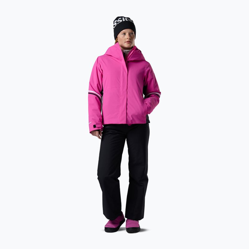 Dámska lyžiarska bunda Rossignol Strawpile Insulated electric fuchsia 2