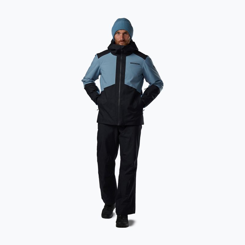 Pánska lyžiarska bunda Rossignol Rochrun Insulated winward blue/black 2