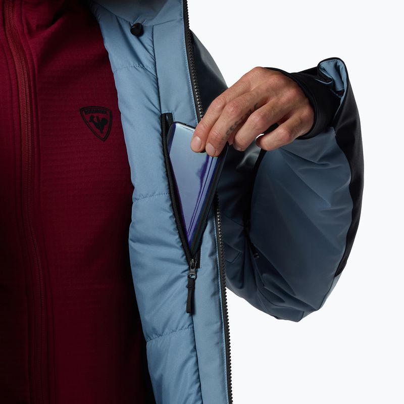 Pánska lyžiarska bunda Rossignol Rochrun Insulated winward blue/black 7