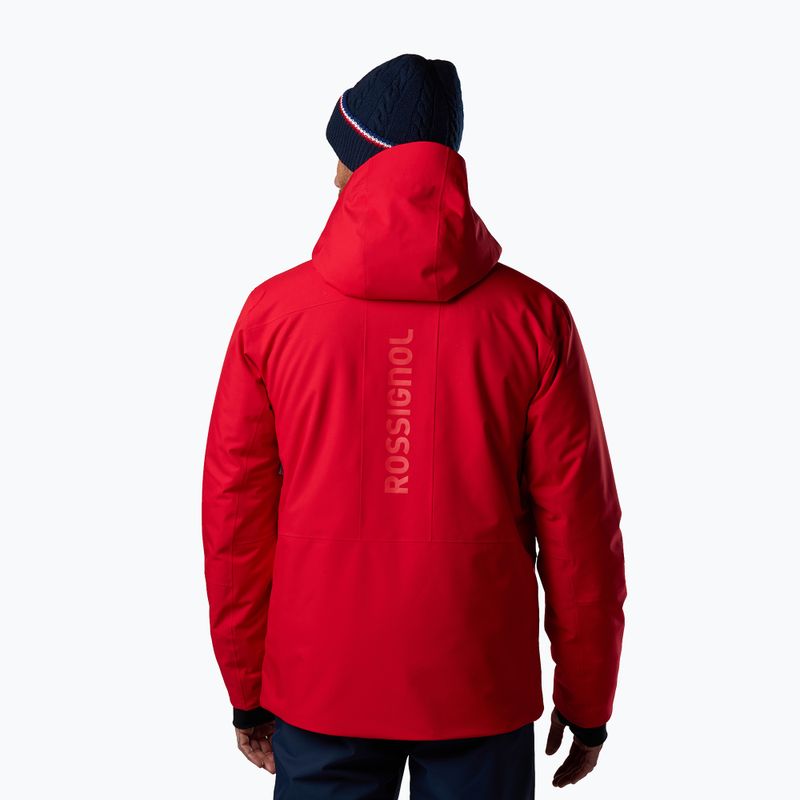 Pánska lyžiarska bunda Rossignol Rochrun Insulated sport red solid 3