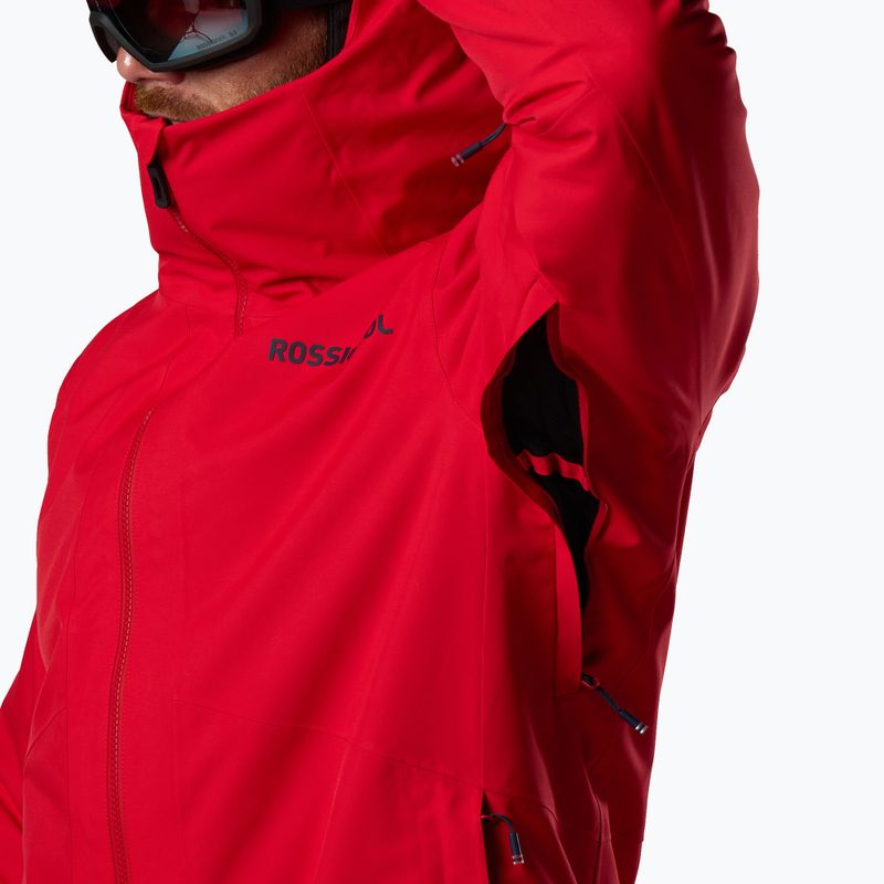 Pánska lyžiarska bunda Rossignol Rochrun Insulated sport red solid 14