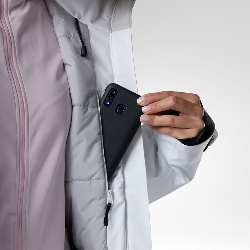 Dámska lyžiarska bunda Rossignol Rochrun Insulated white 11