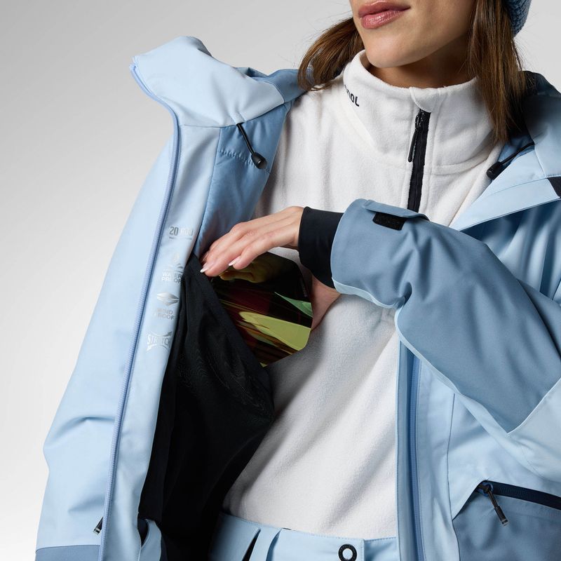 Dámska lyžiarska bunda Rossignol Rochrun Insulated blue aura/windward blue 9