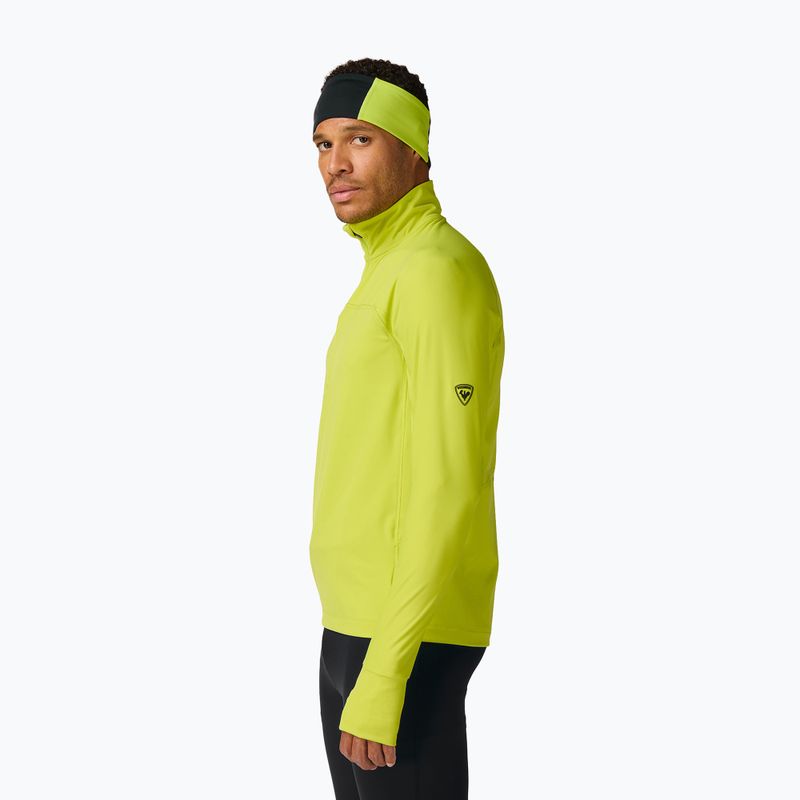 Pánske termo tričko Rossignol Half Zip First Layer wild lime 4