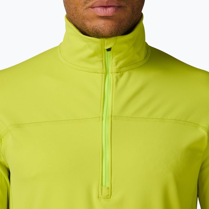 Pánske termo tričko Rossignol Half Zip First Layer wild lime 5