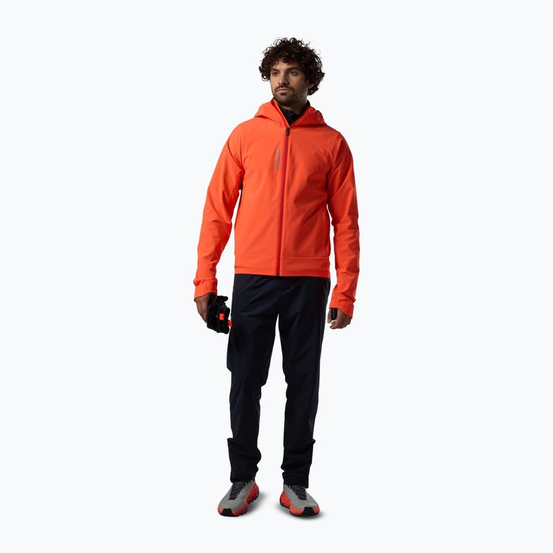 Pánska skialpová bunda Rossignol Venon Wind Hoodie neon red 2