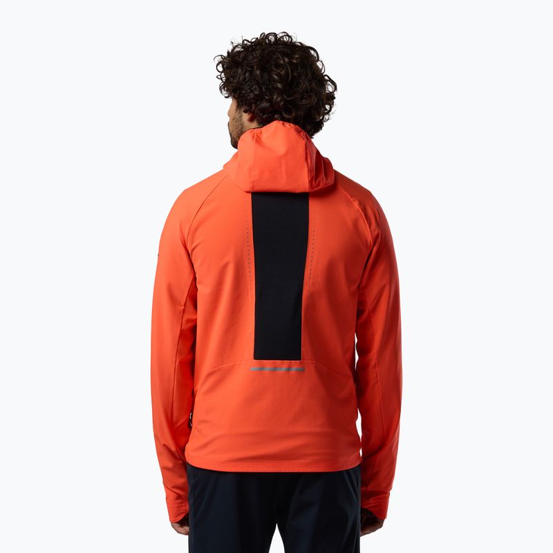 Pánska skialpová bunda Rossignol Venon Wind Hoodie neon red 3