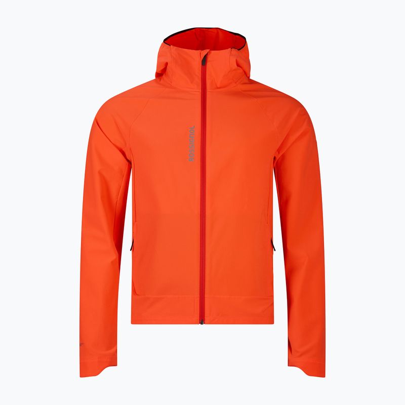 Pánska skialpová bunda Rossignol Venon Wind Hoodie neon red 10