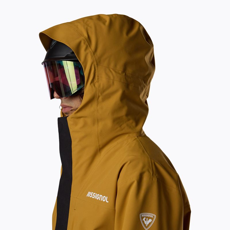Pánska lyžiarska bunda Rossignol Desafio 2L Shell dusted ochre 7