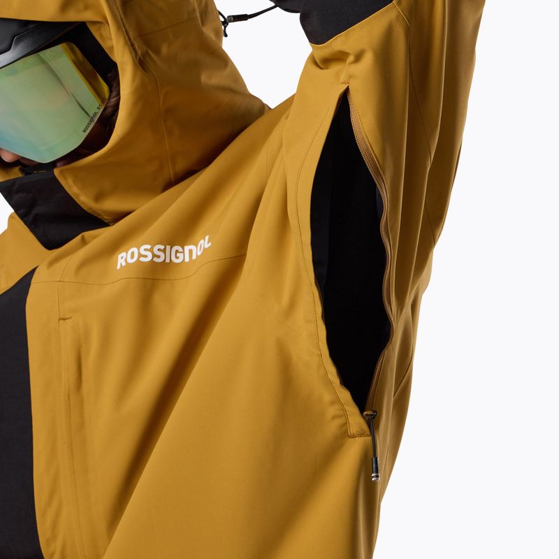 Pánska lyžiarska bunda Rossignol Desafio 2L Shell dusted ochre 9