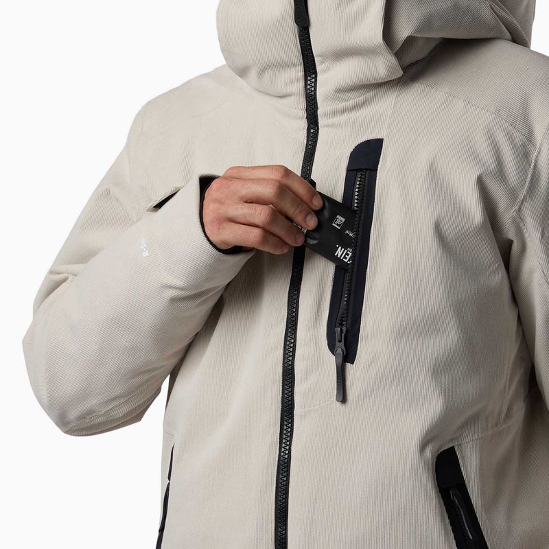 Pánska lyžiarska bunda Rossignol Corduroy Insulated silver cloud 6