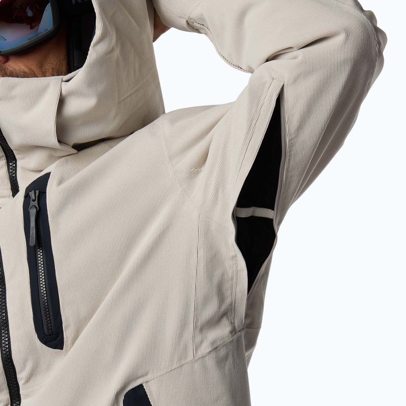 Pánska lyžiarska bunda Rossignol Corduroy Insulated silver cloud 16