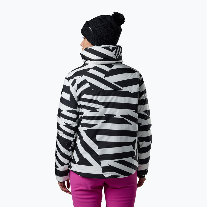 Dámska lyžiarska bunda Rossignol Snowblaze Down resort bold lines black 3