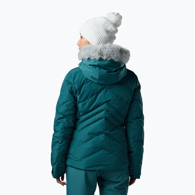 Dámska lyžiarska bunda Rossignol Staci Insulated transformative teal pearly 3