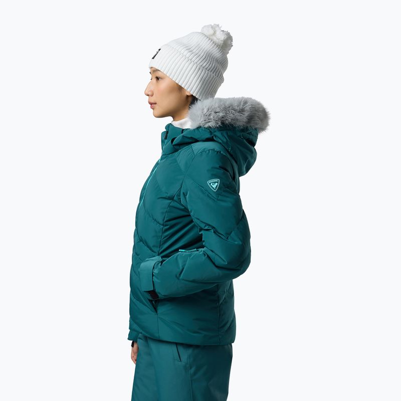 Dámska lyžiarska bunda Rossignol Staci Insulated transformative teal pearly 4