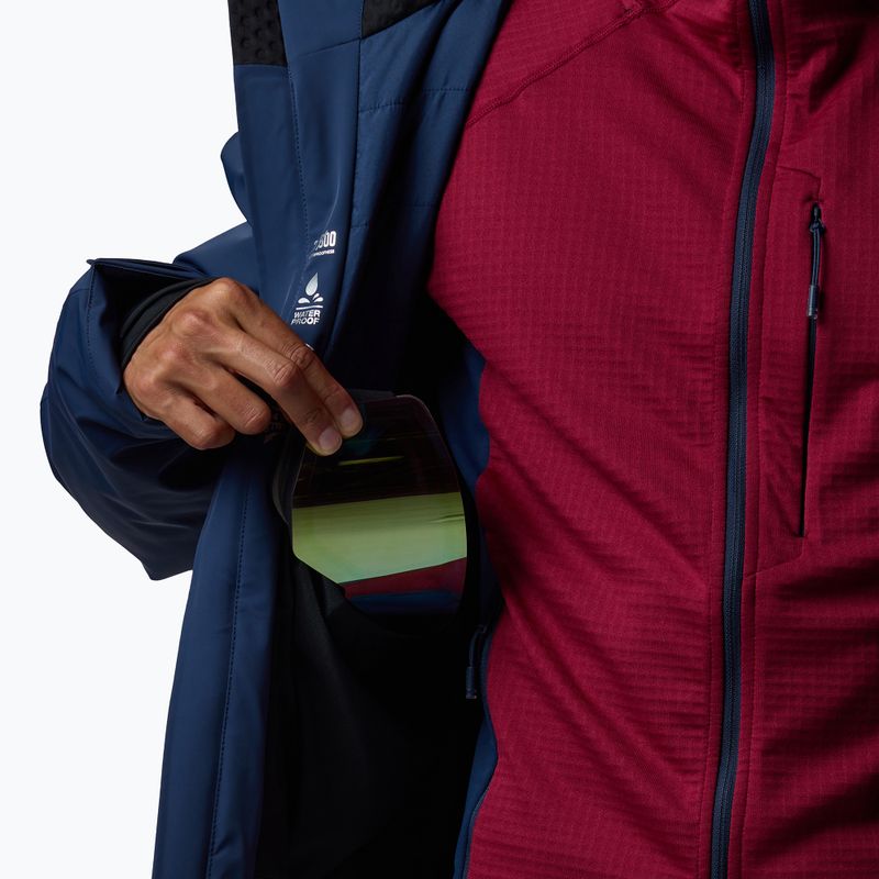 Pánska lyžiarska bunda Rossignol 4WS Blackside Insulated dark navy 10