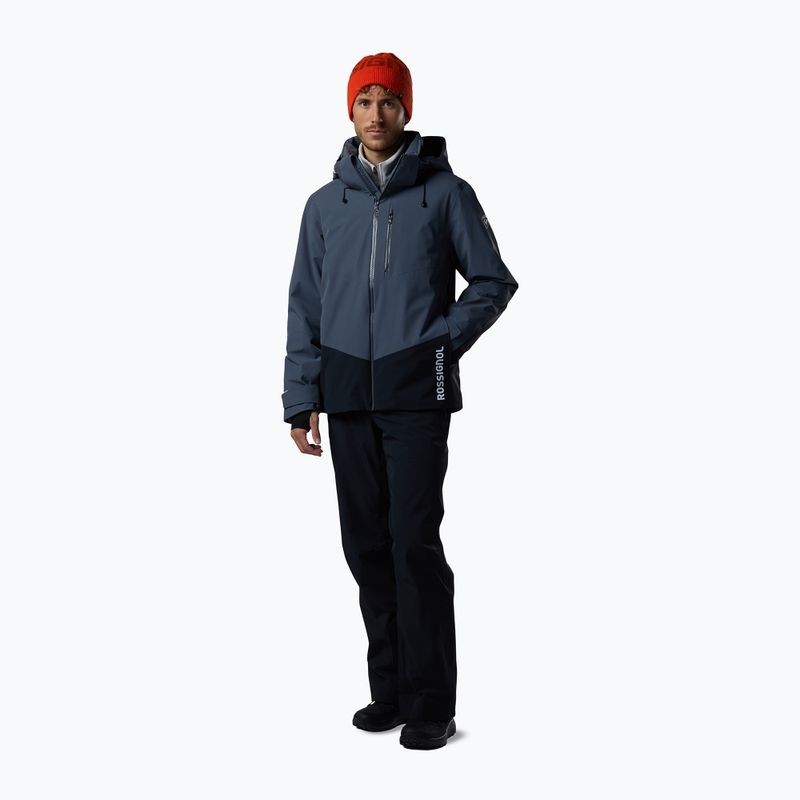 Pánska lyžiarska bunda Rossignol 4WS Blackside Insulated turbulence/black 2